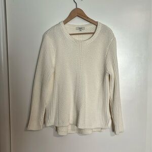 Madewell Cream Crew Neck Sweater